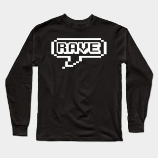 RAVE MUSIC LOVERS - collector white edition Long Sleeve T-Shirt